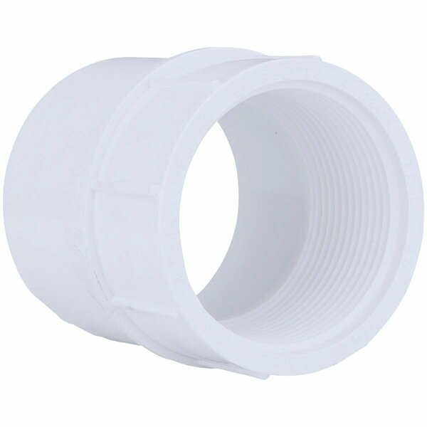 Charlotte Pipe And Foundry 2-1/2 In. Schedule 40 Female PVC Adapter PVC 02101  1700HA